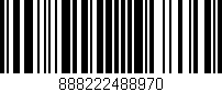 Código de barras (EAN, GTIN, SKU, ISBN): '888222488970'