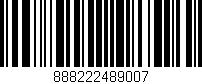 Código de barras (EAN, GTIN, SKU, ISBN): '888222489007'