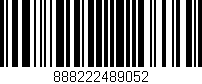 Código de barras (EAN, GTIN, SKU, ISBN): '888222489052'