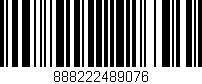 Código de barras (EAN, GTIN, SKU, ISBN): '888222489076'