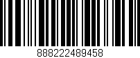 Código de barras (EAN, GTIN, SKU, ISBN): '888222489458'