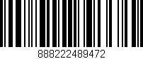 Código de barras (EAN, GTIN, SKU, ISBN): '888222489472'