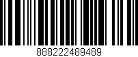 Código de barras (EAN, GTIN, SKU, ISBN): '888222489489'