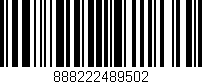 Código de barras (EAN, GTIN, SKU, ISBN): '888222489502'