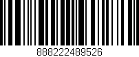 Código de barras (EAN, GTIN, SKU, ISBN): '888222489526'