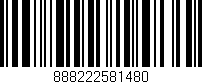 Código de barras (EAN, GTIN, SKU, ISBN): '888222581480'