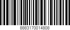Código de barras (EAN, GTIN, SKU, ISBN): '8883170014808'
