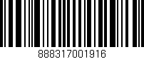 Código de barras (EAN, GTIN, SKU, ISBN): '888317001916'