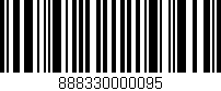 Código de barras (EAN, GTIN, SKU, ISBN): '888330000095'