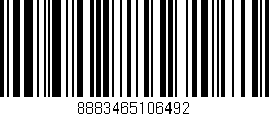 Código de barras (EAN, GTIN, SKU, ISBN): '8883465106492'