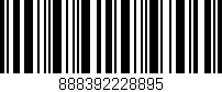 Código de barras (EAN, GTIN, SKU, ISBN): '888392228895'