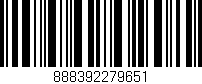 Código de barras (EAN, GTIN, SKU, ISBN): '888392279651'