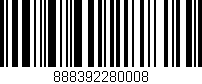 Código de barras (EAN, GTIN, SKU, ISBN): '888392280008'