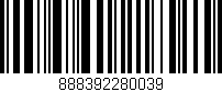 Código de barras (EAN, GTIN, SKU, ISBN): '888392280039'