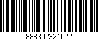 Código de barras (EAN, GTIN, SKU, ISBN): '888392321022'