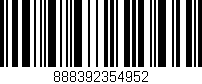 Código de barras (EAN, GTIN, SKU, ISBN): '888392354952'