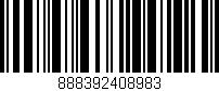 Código de barras (EAN, GTIN, SKU, ISBN): '888392408983'