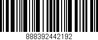 Código de barras (EAN, GTIN, SKU, ISBN): '888392442192'