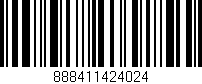 Código de barras (EAN, GTIN, SKU, ISBN): '888411424024'
