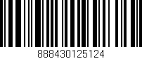Código de barras (EAN, GTIN, SKU, ISBN): '888430125124'