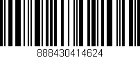 Código de barras (EAN, GTIN, SKU, ISBN): '888430414624'