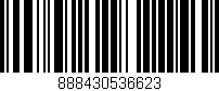 Código de barras (EAN, GTIN, SKU, ISBN): '888430536623'