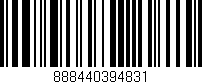 Código de barras (EAN, GTIN, SKU, ISBN): '888440394831'