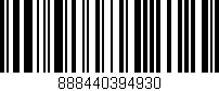 Código de barras (EAN, GTIN, SKU, ISBN): '888440394930'