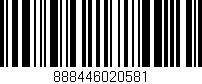 Código de barras (EAN, GTIN, SKU, ISBN): '888446020581'