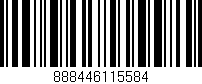 Código de barras (EAN, GTIN, SKU, ISBN): '888446115584'