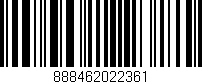 Código de barras (EAN, GTIN, SKU, ISBN): '888462022361'