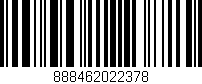 Código de barras (EAN, GTIN, SKU, ISBN): '888462022378'