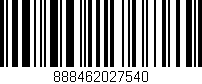 Código de barras (EAN, GTIN, SKU, ISBN): '888462027540'