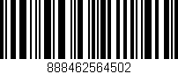 Código de barras (EAN, GTIN, SKU, ISBN): '888462564502'