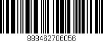 Código de barras (EAN, GTIN, SKU, ISBN): '888462706056'