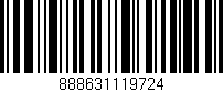 Código de barras (EAN, GTIN, SKU, ISBN): '888631119724'