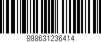 Código de barras (EAN, GTIN, SKU, ISBN): '888631236414'