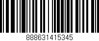 Código de barras (EAN, GTIN, SKU, ISBN): '888631415345'
