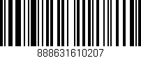 Código de barras (EAN, GTIN, SKU, ISBN): '888631610207'