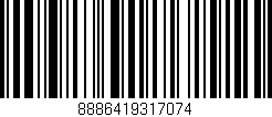 Código de barras (EAN, GTIN, SKU, ISBN): '8886419317074'