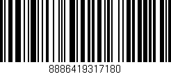 Código de barras (EAN, GTIN, SKU, ISBN): '8886419317180'
