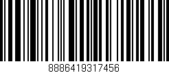 Código de barras (EAN, GTIN, SKU, ISBN): '8886419317456'