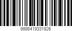 Código de barras (EAN, GTIN, SKU, ISBN): '8886419331926'