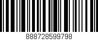 Código de barras (EAN, GTIN, SKU, ISBN): '888728599798'