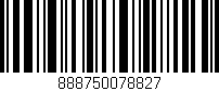 Código de barras (EAN, GTIN, SKU, ISBN): '888750078827'