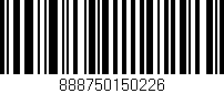 Código de barras (EAN, GTIN, SKU, ISBN): '888750150226'