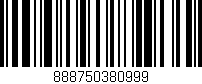 Código de barras (EAN, GTIN, SKU, ISBN): '888750380999'