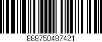 Código de barras (EAN, GTIN, SKU, ISBN): '888750487421'