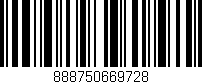Código de barras (EAN, GTIN, SKU, ISBN): '888750669728'
