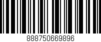 Código de barras (EAN, GTIN, SKU, ISBN): '888750669896'